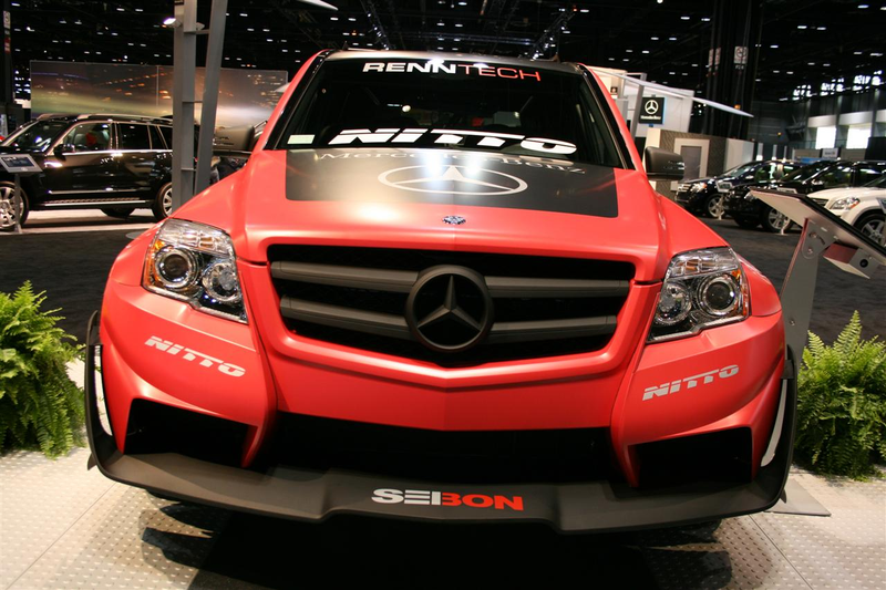 Illustration for article titled Renntech Mercedes GLK Pikes Peak Rally Racer